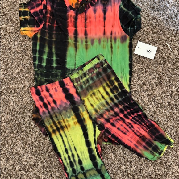 Vibrant Tie-Dye Two-Piece Set - Picture 2 of 4